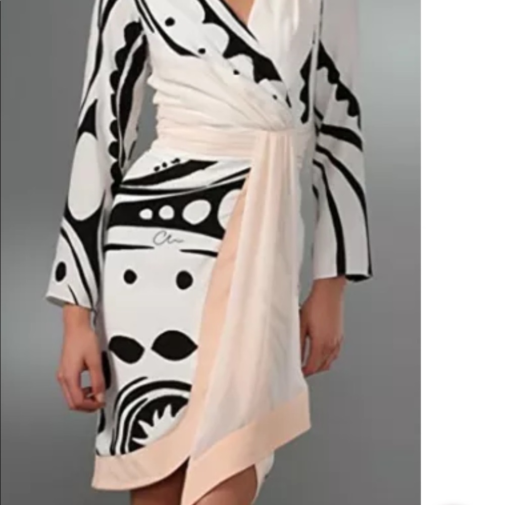 CHRI BENZ 100% SILK DRESS PRINTED SIZE 8